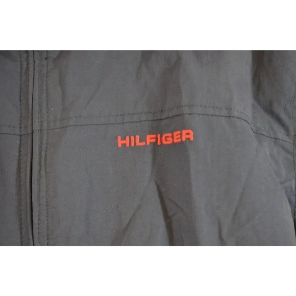 Tommy Hilfiger Mens Yacht Jacket Regatta Striped Full Zip Hooded Small Preppy - Picture 3 of 12